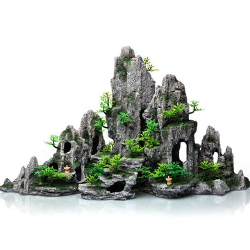 Plant rockery multi-style aquarium decorations-ROROZ PETSUPPLIER