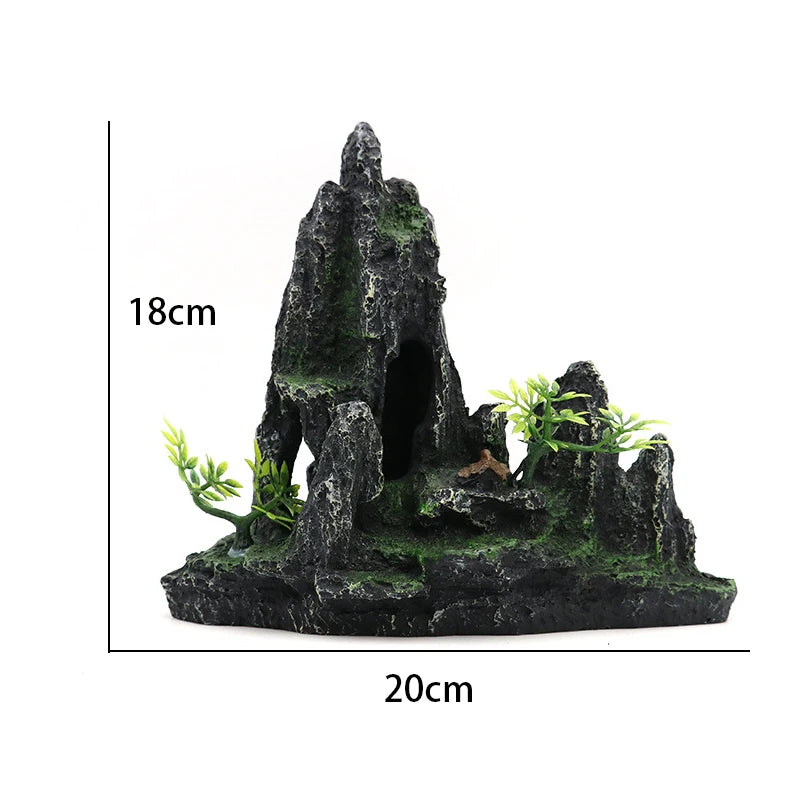 Plant rockery multi-style aquarium decorations-ROROZ PETSUPPLIER