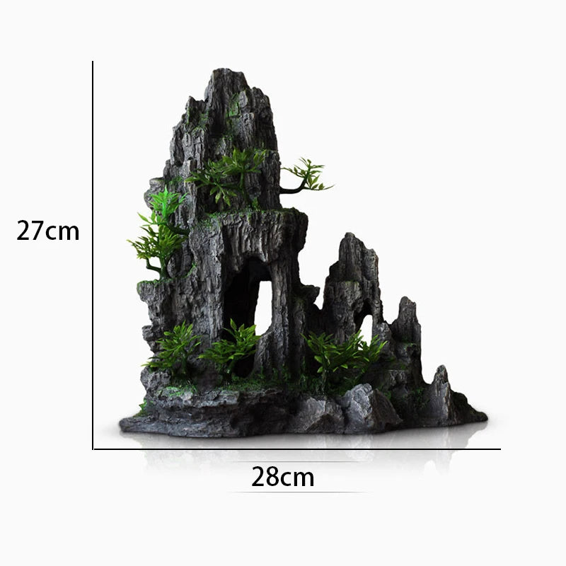Plant rockery multi-style aquarium decorations-ROROZ PETSUPPLIER