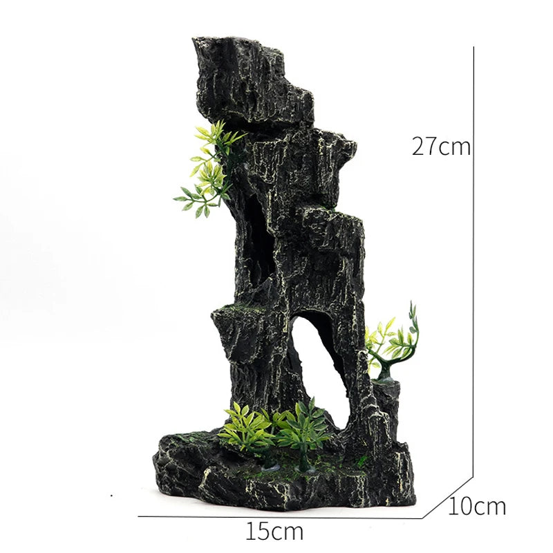 Plant rockery multi-style aquarium decorations-ROROZ PETSUPPLIER