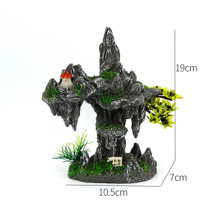 Plant rockery multi-style aquarium decorations-ROROZ PETSUPPLIER