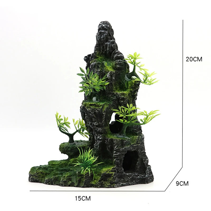 Plant rockery multi-style aquarium decorations-ROROZ PETSUPPLIER