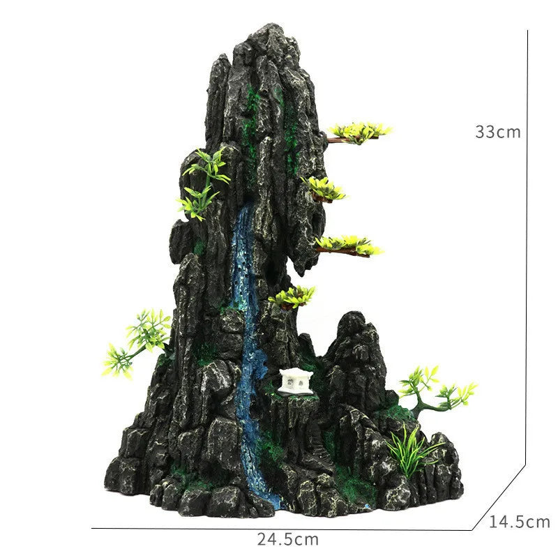 Plant rockery multi-style aquarium decorations-ROROZ PETSUPPLIER