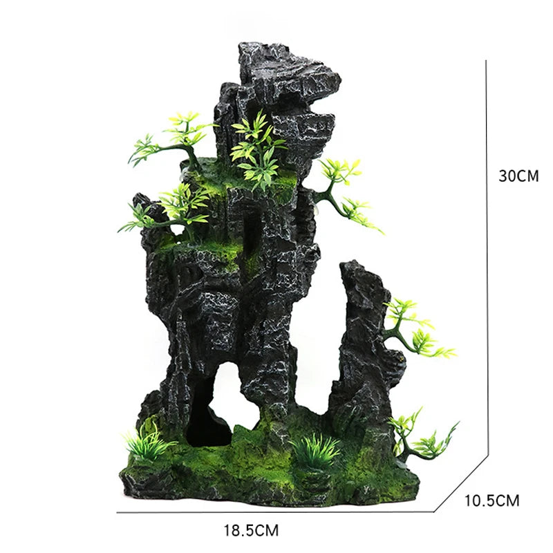 Plant rockery multi-style aquarium decorations-ROROZ PETSUPPLIER