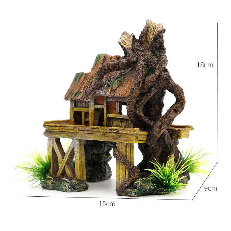 Plant rockery multi-style aquarium decorations-ROROZ PETSUPPLIER