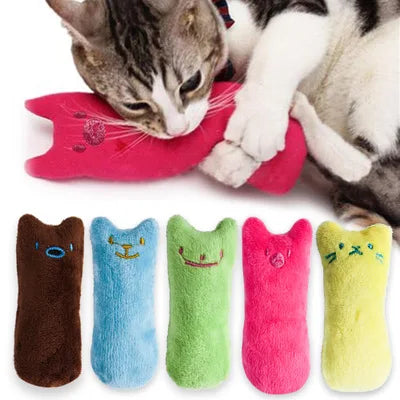 Teeth Grinding Catnip  Funny Interactive Plush Cat Toy-ROROZ PETSUPPLIER
