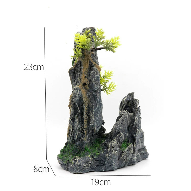 Plant rockery multi-style aquarium decorations-ROROZ PETSUPPLIER