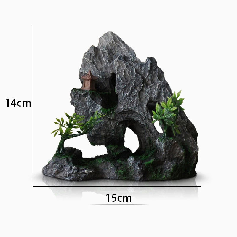 Plant rockery multi-style aquarium decorations-ROROZ PETSUPPLIER