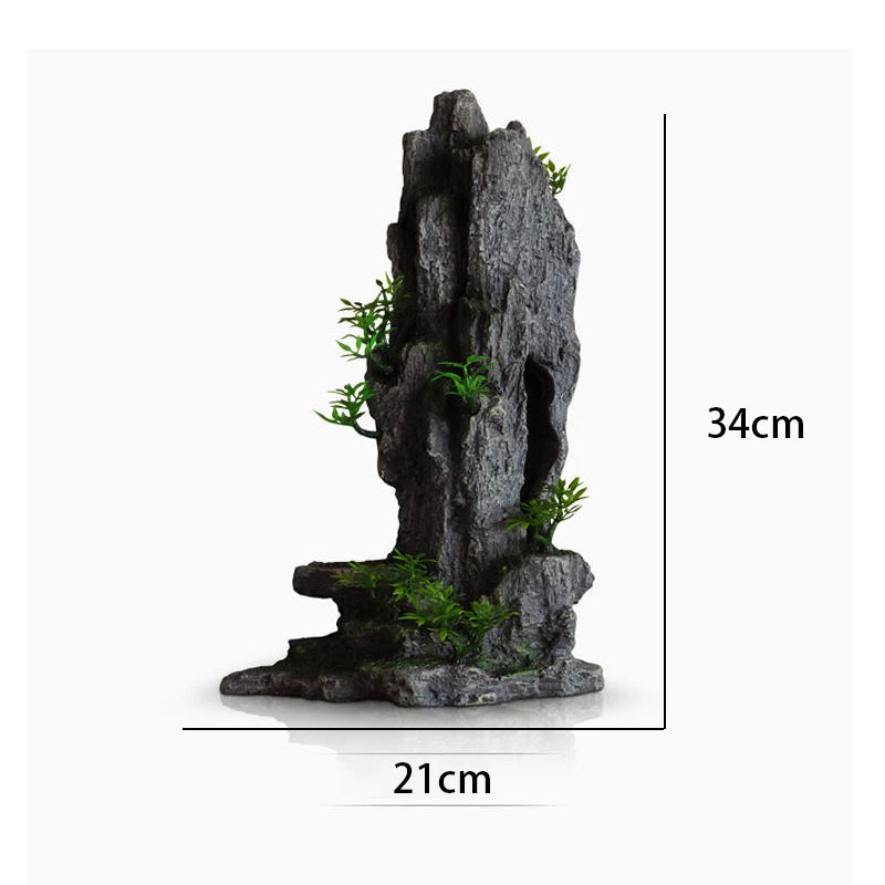 Plant rockery multi-style aquarium decorations-ROROZ PETSUPPLIER