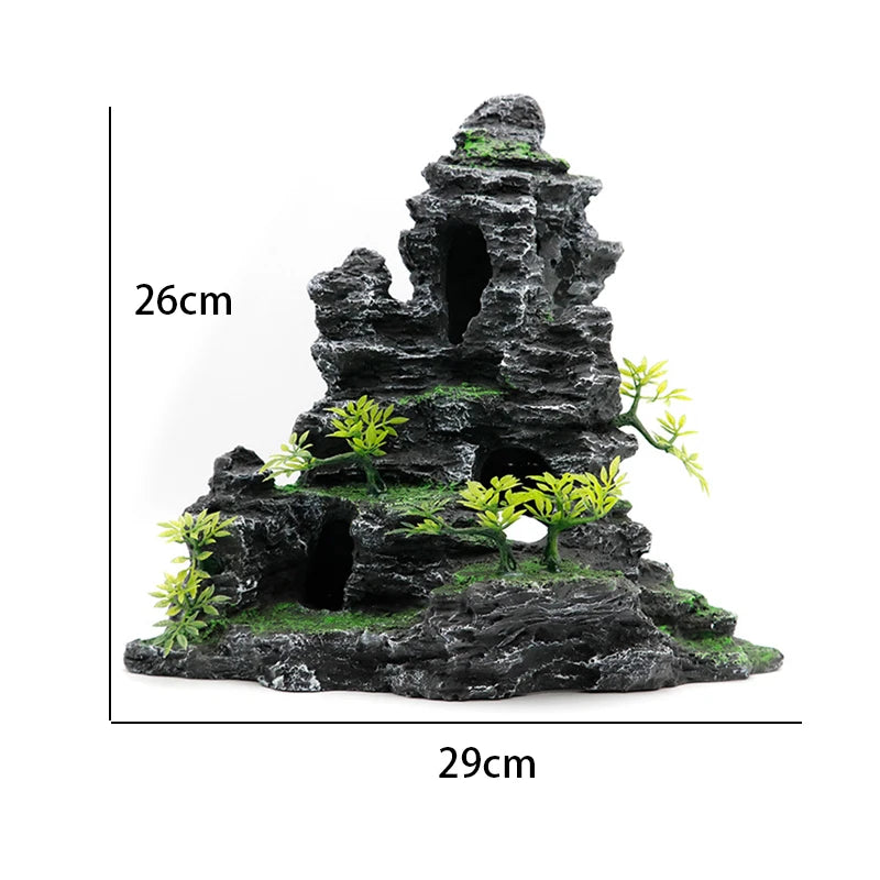Plant rockery multi-style aquarium decorations-ROROZ PETSUPPLIER