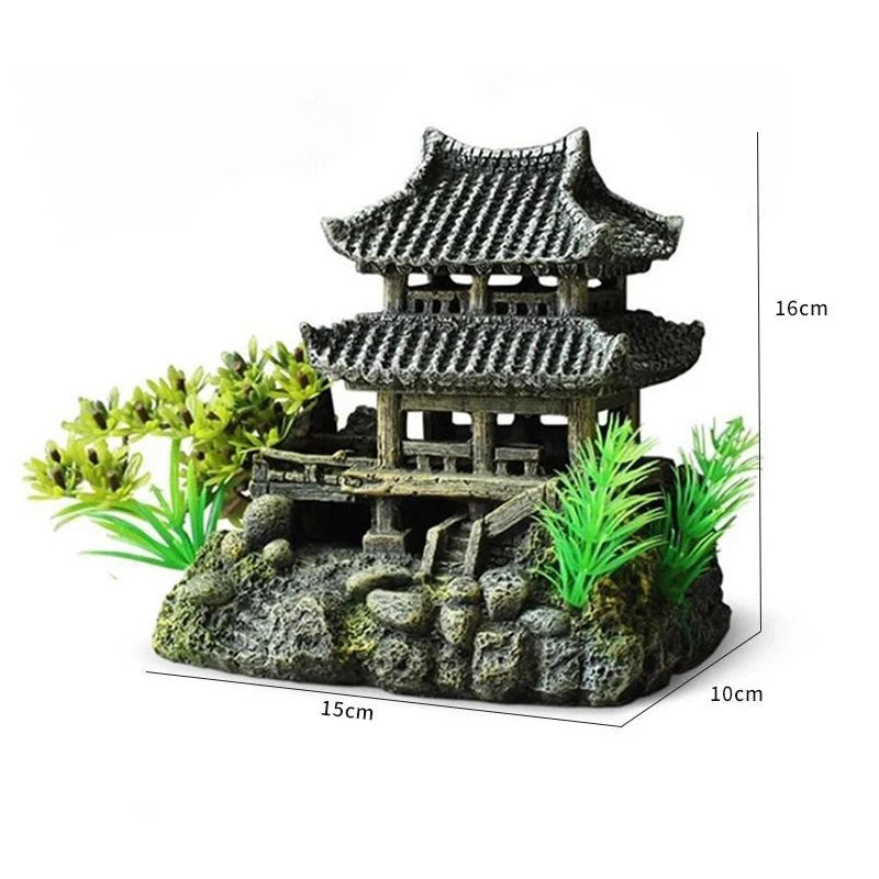 Plant rockery multi-style aquarium decorations-ROROZ PETSUPPLIER