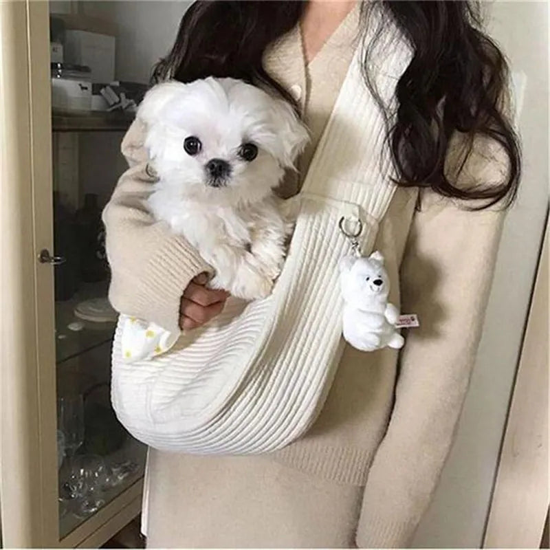 Handmade Dog Bag Pet Kitten Carrier Outdoor Travel Handbag-ROROZ PETSUPPLIER