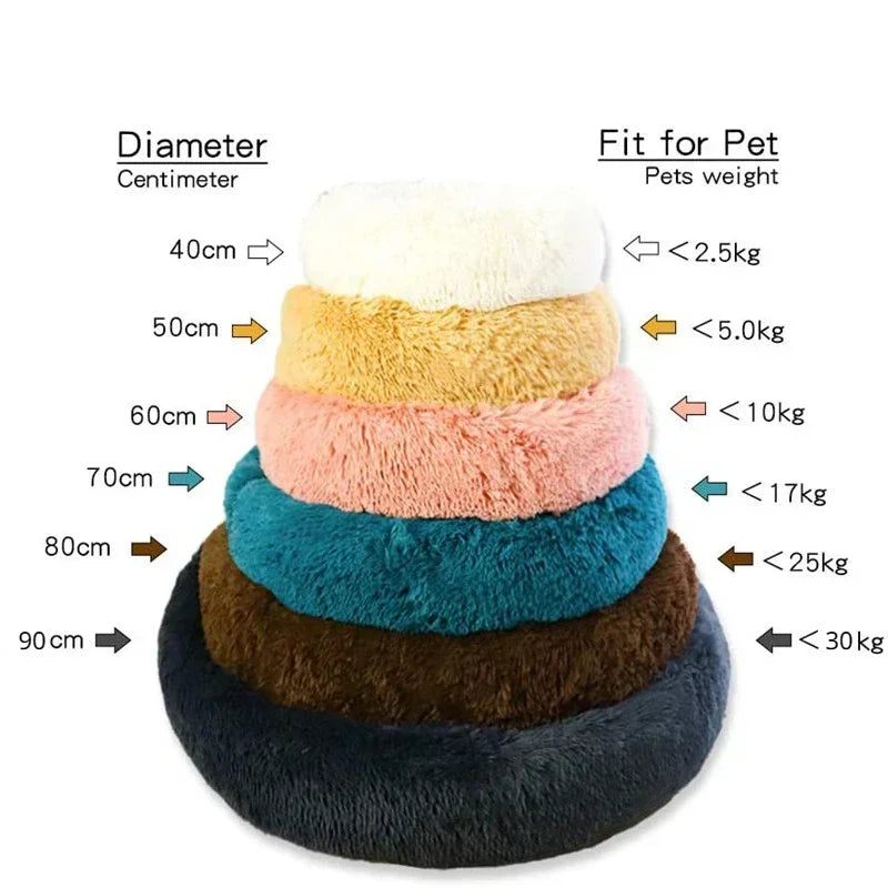 Super Soft Pet  Bed Plush Full Size Washable Calm Bed-ROROZ PETSUPPLIER