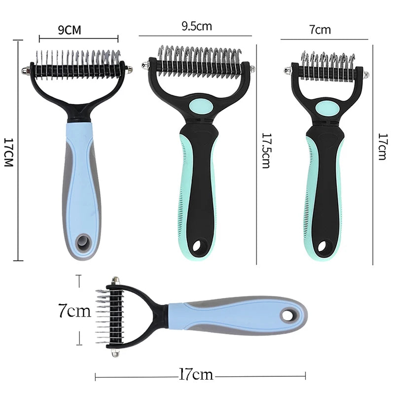 Professional Pet Deshedding Brush Dog Hair Remover-ROROZ PETSUPPLIER