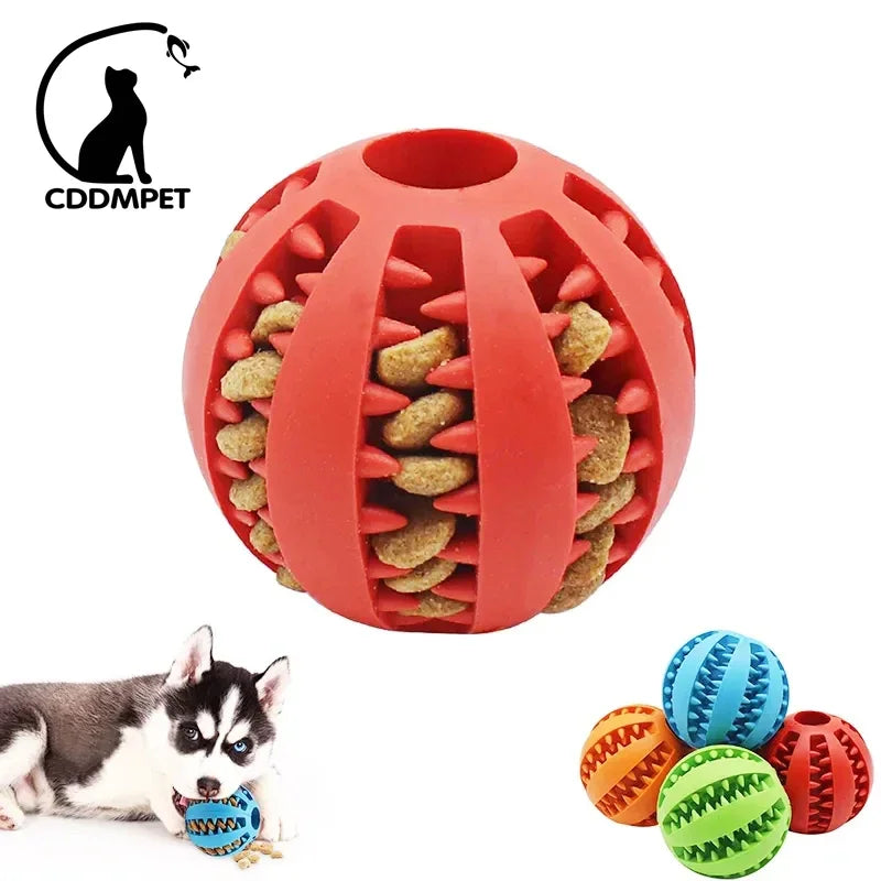 Dog Ball Toys for Small  Interactive Elasticity Puppy Chew Toy-ROROZ PETSUPPLIER