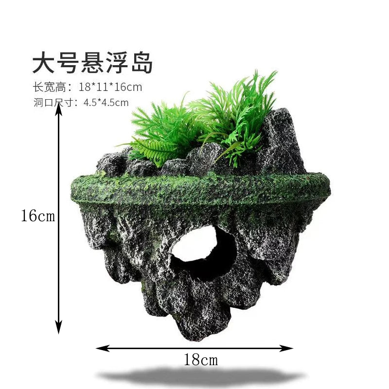 Plant rockery multi-style aquarium decorations-ROROZ PETSUPPLIER