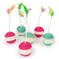1Pc Cat Toy Sisal Scratching Ball Training Interactive Toy-ROROZ PETSUPPLIER