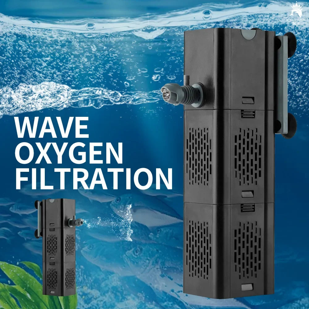 110-220V aquarium built-in filter rain pipe outlet fish tank water-ROROZ PETSUPPLIER