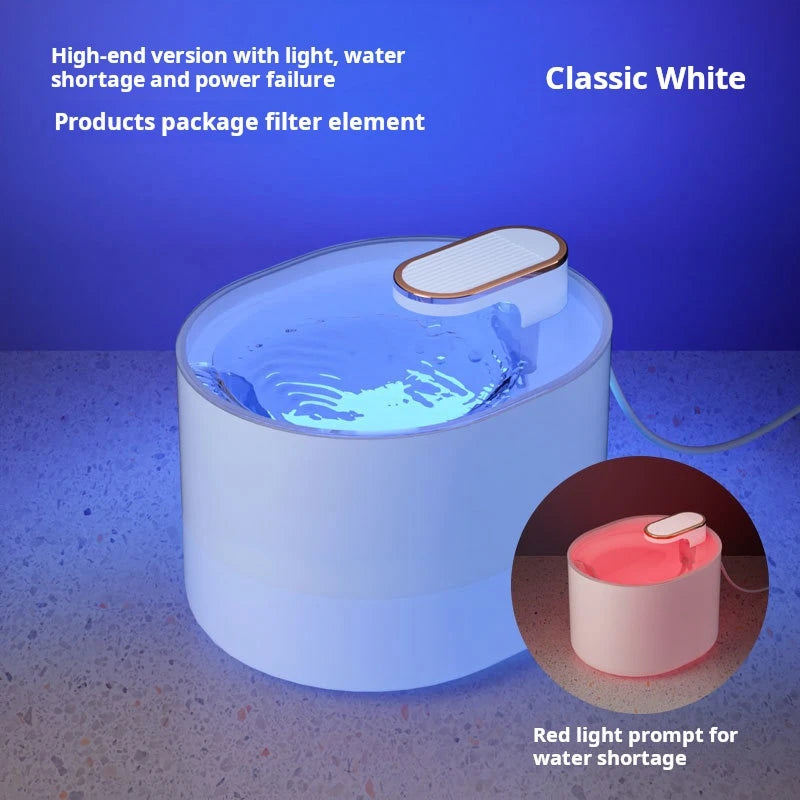 Cat Automatic Water Fountain 3L Silent Drinking Fountain-ROROZ PETSUPPLIER