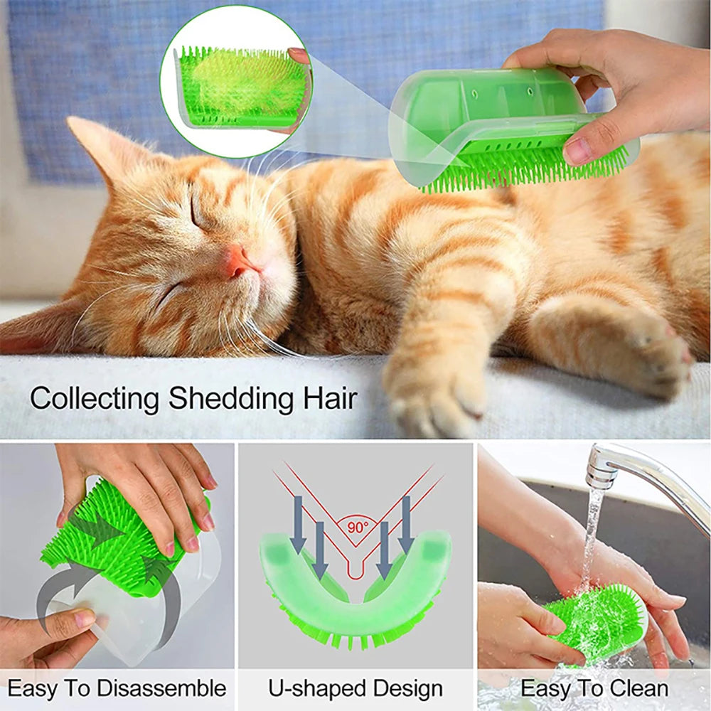 Cat Scratcher Massager for Scratching Brush-ROROZ PETSUPPLIER