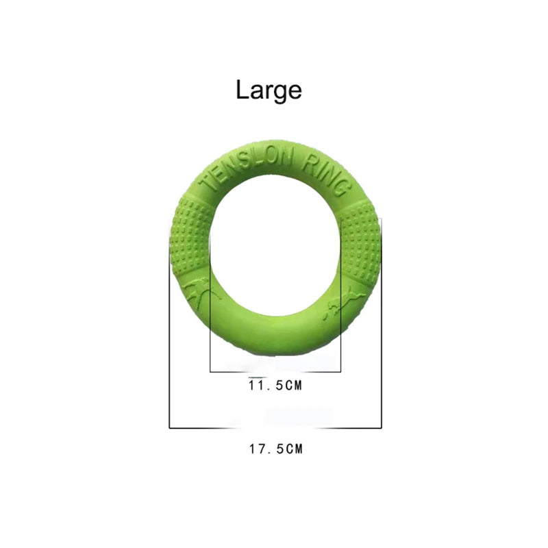 Dog Toys Pet Flying Disk Training Ring Puller-ROROZ PETSUPPLIER
