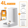 Automatic Cat Feeder Pet Smart WiFi Cat Food Kibble Dispenser-ROROZ PETSUPPLIER