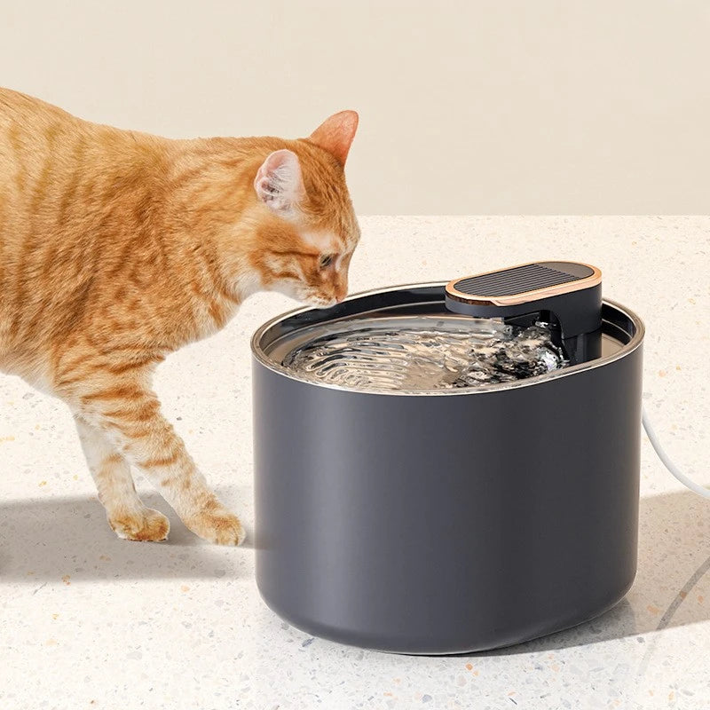 Cat Automatic Water Fountain 3L Silent Drinking Fountain-ROROZ PETSUPPLIER