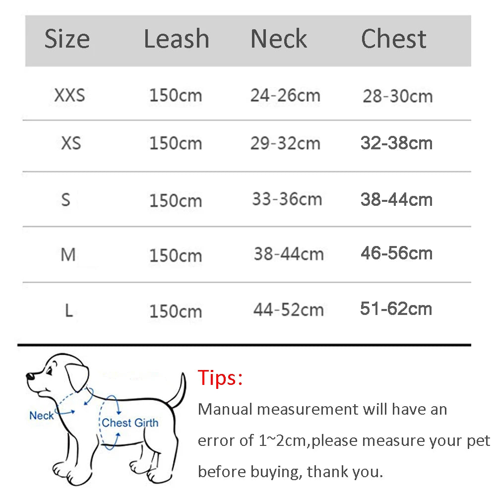 Harness Leash Set for Small Dogs-ROROZ PETSUPPLIER
