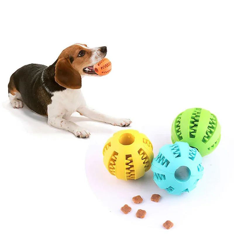 Dog Ball Toys for Small  Interactive Elasticity Puppy Chew Toy-ROROZ PETSUPPLIER