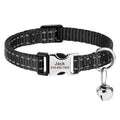 Personalized Printed Cat Collar Adjustable Kitten Puppy Collars-ROROZ PETSUPPLIER
