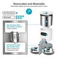 Smart APP Pet Feeder Cat And Dog Food Automatic Dispenser-ROROZ PETSUPPLIER