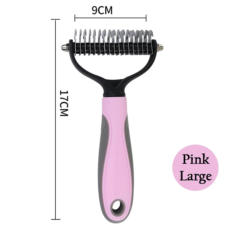 Professional Pet Deshedding Brush Dog Hair Remover-ROROZ PETSUPPLIER