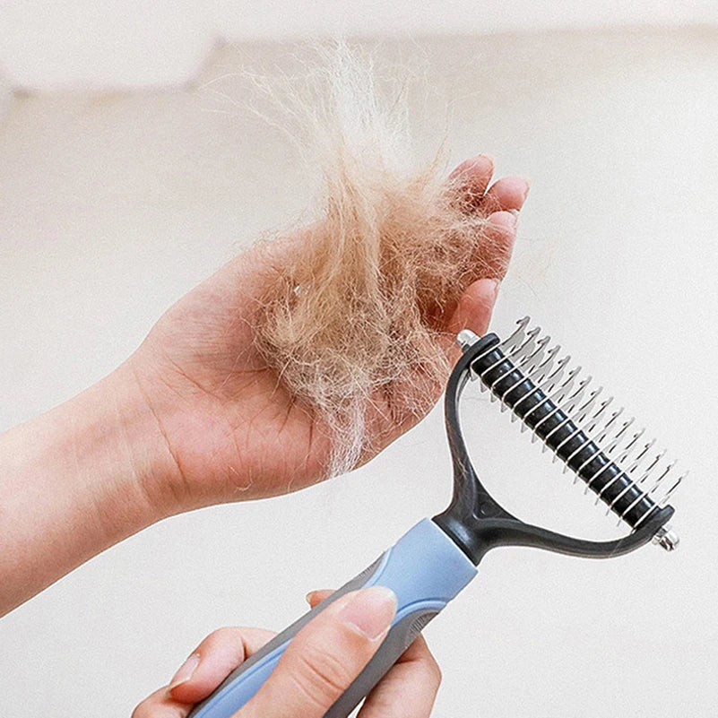 Professional Pet Deshedding Brush Dog Hair Remover-ROROZ PETSUPPLIER