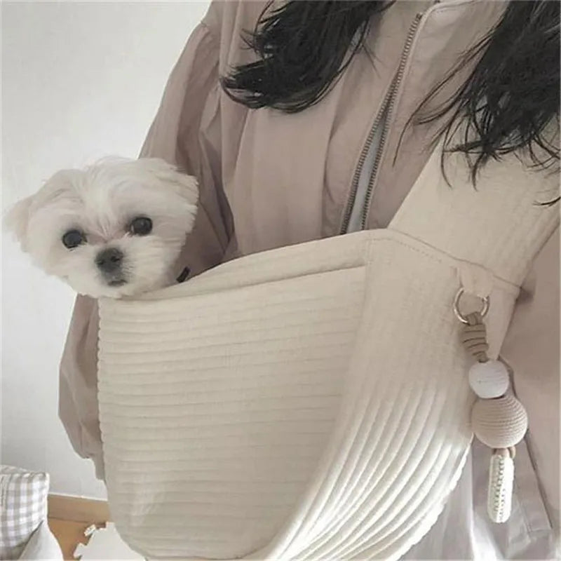 Handmade Dog Bag Pet Kitten Carrier Outdoor Travel Handbag-ROROZ PETSUPPLIER