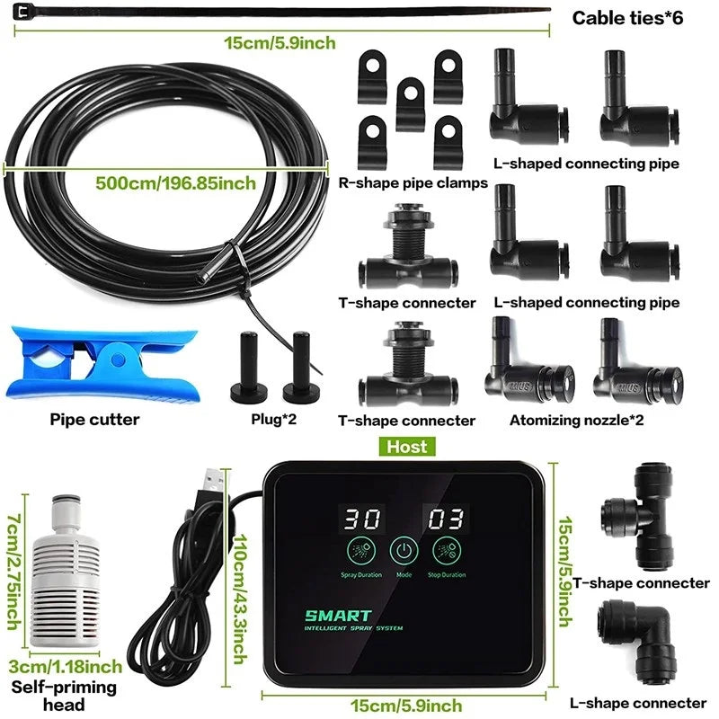 Terrarium Fogger Misting System Rainforest Sprayer-ROROZ PETSUPPLIER
