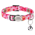 Personalized Printed Cat Collar Adjustable Kitten Puppy Collars-ROROZ PETSUPPLIER