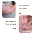Imitation Suede Pet Bed-ROROZ PETSUPPLIER