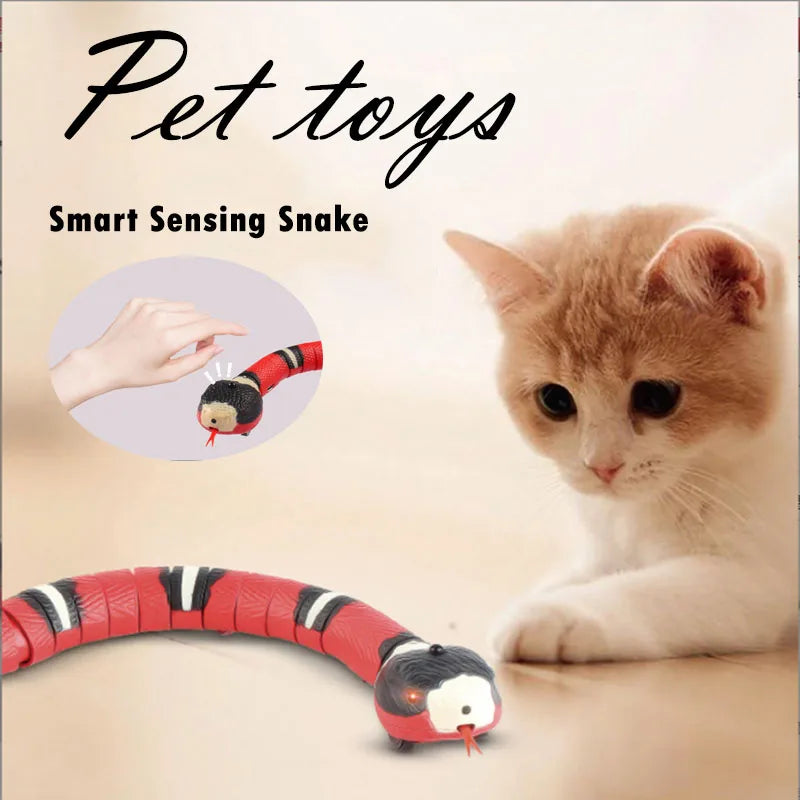 Multiple Color Smart Sensing Snake Interactive Cat Toys-ROROZ PETSUPPLIER