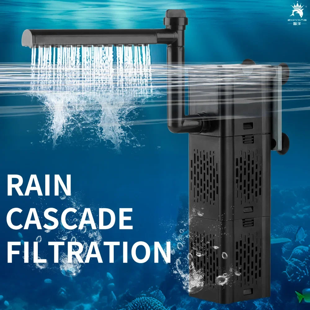 110-220V aquarium built-in filter rain pipe outlet fish tank water-ROROZ PETSUPPLIER