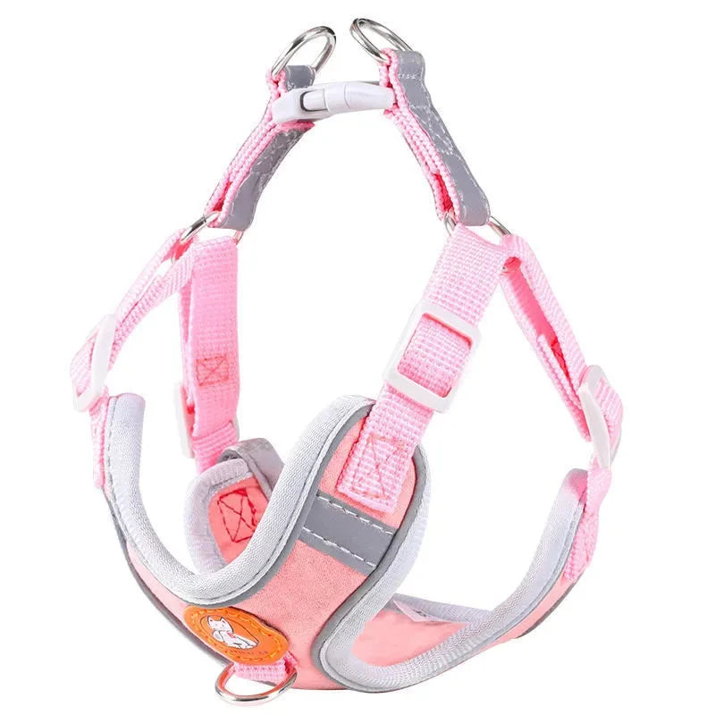 Harness Set Adjustable Dog Collar-ROROZ PETSUPPLIER