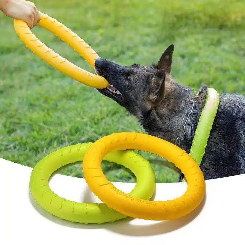 Dog Toys Pet Flying Disk Training Ring Puller-ROROZ PETSUPPLIER