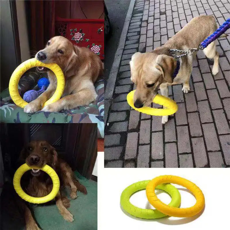 Dog Toys Pet Flying Disk Training Ring Puller-ROROZ PETSUPPLIER