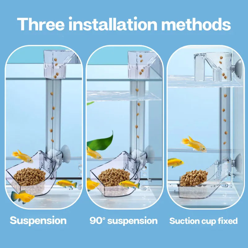 Aquarium Acrylic Feeding tube Anti-stuck fish-ROROZ PETSUPPLIER
