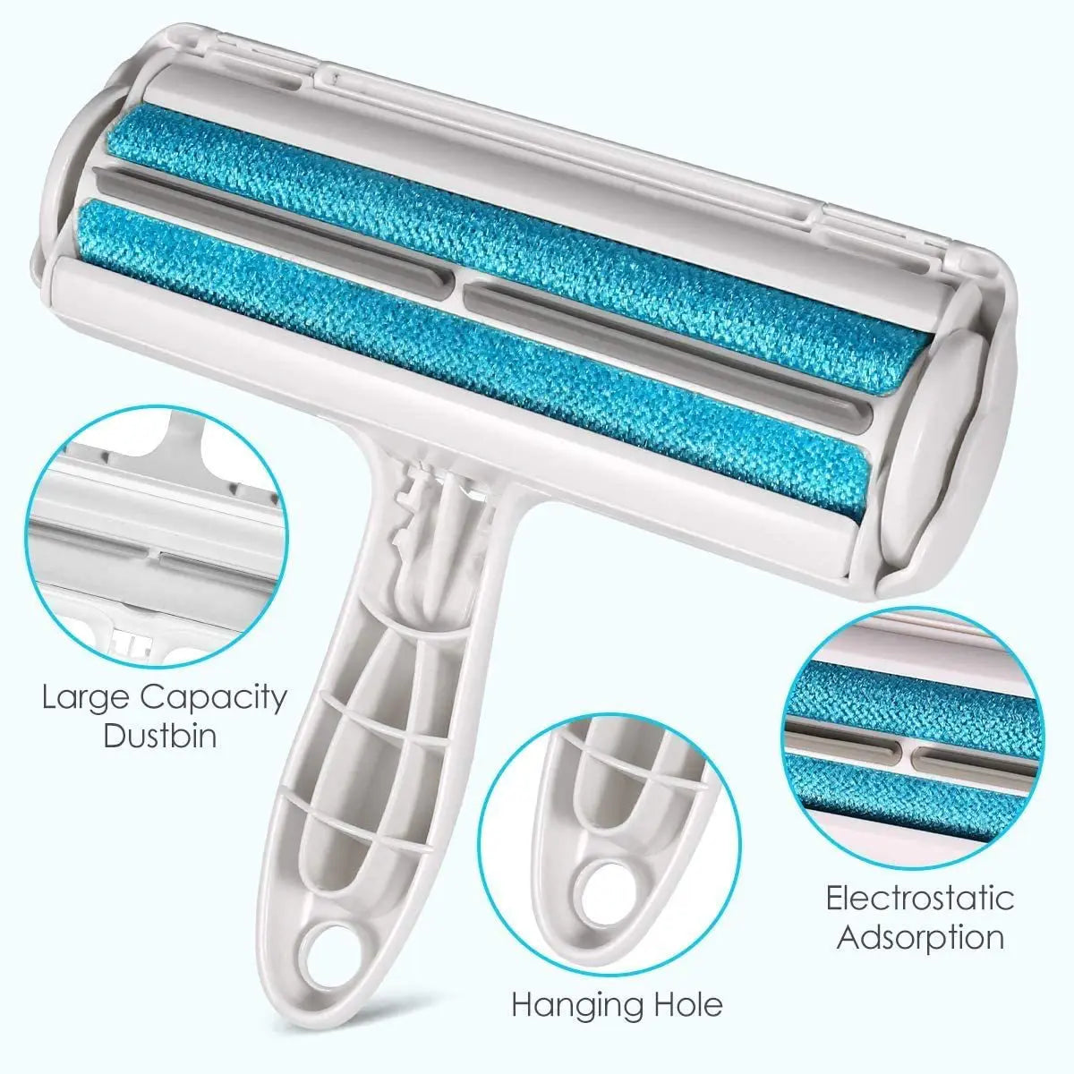 Pet Hair Remover Roller - Dog & Cat Fur Remover-ROROZ PETSUPPLIER