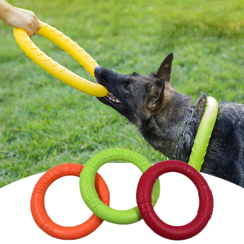 Dog Toys Pet Flying Disk Training Ring Puller-ROROZ PETSUPPLIER