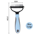 Professional Pet Deshedding Brush Dog Hair Remover-ROROZ PETSUPPLIER