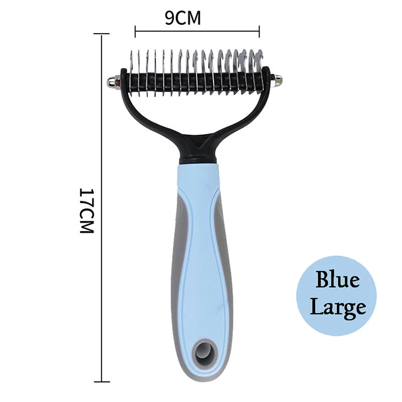 Professional Pet Deshedding Brush Dog Hair Remover-ROROZ PETSUPPLIER