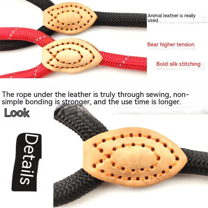 Adjustable Collar Harness Dog Leash-ROROZ PETSUPPLIER