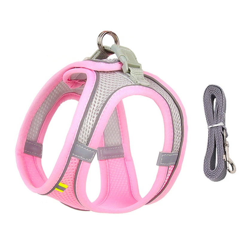 Harness Leash Set for Small Dogs-ROROZ PETSUPPLIER