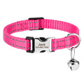 Personalized Printed Cat Collar Adjustable Kitten Puppy Collars-ROROZ PETSUPPLIER